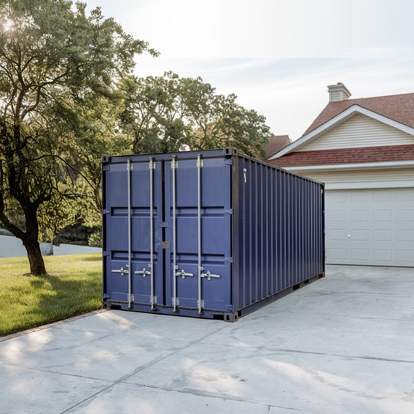 our residential storage containers come in a variety of sizes to accommodate your needs